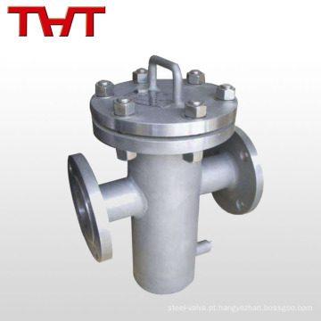 Wuth Jacketed steraight flange basket strainer
